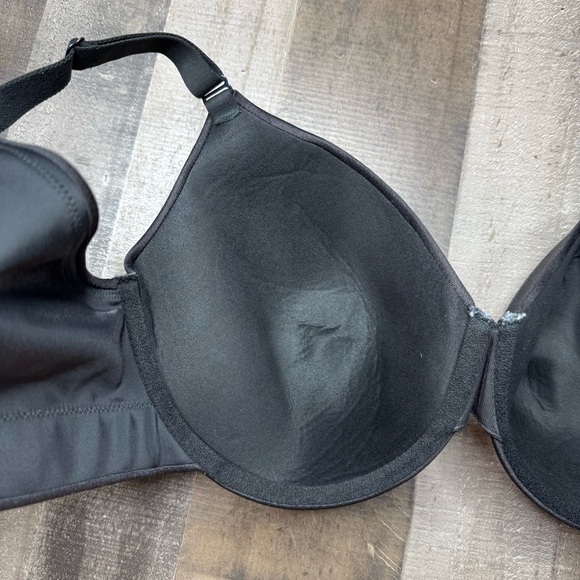 Cacique Black Lightly Lined Full Coverage Underwire Bra 40DDD - Picture 6 of 11